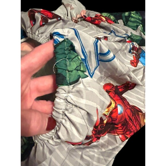 Marvel Avengers Twin Sheet Set  Microfiber Fitted & Top Sheet Only - Picture 5 of 10
